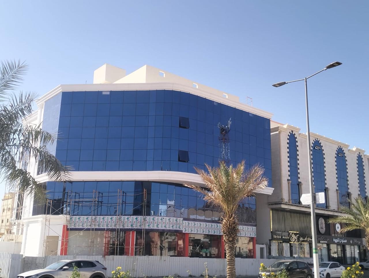 واجهات الكرتن وول في مشروع الخضراء